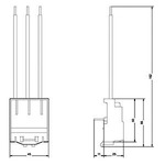 Купить 3RA1911-2F (3RA19112F) ГИБРИДНЫЙ СОЕДИНИТЕЛЬНЫЙ МОДУЛЬ ЭЛЕКТРИЧЕСКИЙ И МЕХАНИЧЕСКИЙ ДЛЯ 3RV1.1 ВИНТ. ЗАЖИМ. И 3RT1.1 ПРУЖИННЫЕ КЛЕММЫ (CAGE CLAMP) 1 УПАКОВКА = 10 ШТ.