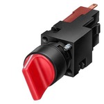3SB2202-2AB01 (3SB22022AB01, 3SB22O2-2ABO1, 3SB22O22ABO1) КОМПЛЕКТНОЕ УСТРОЙСТВО ДИАМ. 16MM ПЕРЕКЛЮЧАТЕЛЬ 0-I, С ФИКСАЦИЕЙ ЧЕРНАЯ, 1НO