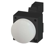 3SB3244-6BA60 (3SB32446BA60, 3SB3244-6BA6O, 3SB32446BA6O) КОМПЛЕКТНОЕ УСТРОЙСТВО КРУГЛОЕ ИНДИКАТОР С КОНЦЕНТРИЧЕСКИМИ КОЛЬЦАМИ ВСТРОЕННЫЙ СВЕТОДИОД 24V UC БЕЛЫЙ С ДЕРЖАТЕЛЕМ