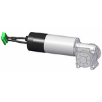 Купить 6FB1103-0AT15-4MB0 (6FB11030AT154MB0, 6FB11O3-OAT15-4MBO, 6FB11O3OAT154MBO) SIDOOR MDG180 R DIN EN 45545-2 geared motor, pinion right hand, max. 180kg door weight, cable length 1,5m, 30VDC, DIN EN 45545-2, -20°C to +50°C