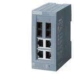 Купить 6GK5004-2BD00-1AB2 (6GK50042BD001AB2, 6GK5OO4-2BDOO-1AB2, 6GK5OO42BDOO1AB2) SCALANCE XB004-2 UNMANAGED INDUSTRIAL ETHERNET SWITCH FOR 10/100 MBIT/S; WITH 4 X 10/100 MBIT/S TWISTED PAIR- PORTS WITH RJ45-SOCKETS; 2 X 100 MBIT/S MULTIMODE GLASS FOC-PORT WITH SC-SOCKET; FOR CONSTRUCTION OF SMALL STAR OR LINE TOPOLOGIES LED-DIAGNOSIS, IP20, 24 V DC POWER SUPPLY, MANUAL AVAILABLE AS DOWNLOAD
