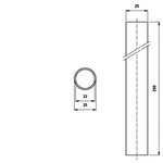 Купить 8WD4308-0EA (8WD43080EA, 8WD43O8-OEA, 8WD43O8OEA) ЭЛЕМЕНТ ДЛЯ СИГНАЛЬНОЙ КОЛОННЫ, ДИАМЕТР 70MM  TUBE, 250MM