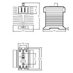 Купить 3RF2420-2AC55 (3RF24202AC55, 3RF242O-2AC55, 3RF242O2AC55) ПОЛУПРОВОДНИКОВЫЙ КОНТАКТОР 3RF2, 3-Ф.