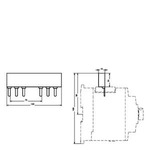 Купить 3RV1935-3A (3RV19353A) 3-ФАЗНАЯ ШИНКА, ДЛЯ 2 АВТОМАТИЧЕСКИХ ВЫКЛЮЧАТЕЛЕЙ, ТИПОРАЗМЕР S2, МОДУЛЬНОЕ РАССТОЯНИЕ 68 MM