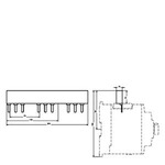 Купить 3RV1935-3B (3RV19353B) 3-ФАЗНАЯ ШИНКА, ДЛЯ 3 АВТОМАТИЧЕСКИХ ВЫКЛЮЧАТЕЛЕЙ, ТИПОРАЗМЕР S2, МОДУЛЬНОЕ РАССТОЯНИЕ 68 MM