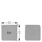 Купить 3SB1901-3AS (3SB19013AS, 3SB19O1-3AS, 3SB19O13AS) ТАБЛИЧКА ДЛЯ НАДПИСИ ДЛЯ 3SB18 КНОПОК В КОРПУСЕ АВАРИЙНОЕ ОТКЛЮЧЕНИЕ