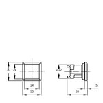 Купить 3SB3110-0DA41 (3SB31100DA41, 3SB311O-ODA41, 3SB311OODA41) ИСПОЛНИТЕЛЬНЫЙ ЭЛЕМЕНТ КНОПКА ПЛОСКАЯ ЗЕЛЕНАЯ
