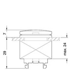 Купить 3SB3111-6AA50 (3SB31116AA50, 3SB3111-6AA5O, 3SB31116AA5O) НАСАДКА НА СИГНАЛЬНУЮ ЛАМПУ ЛИНЗА ГОЛУБАЯ