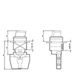 3SB3208-2EA11 (3SB32082EA11, 3SB32O8-2EA11, 3SB32O82EA11) КОМПЛЕКТНОЕ УСТРОЙСТВО, ПЕРЕКЛЮЧАТЕЛЬ КРУГЛЫЙ, I-0-II, КОНТАКТЫ БЕЗ ФИКСАЦИИ ЧЕРНЫЙ, 1НО+1НЗ, 1НО+1НЗ
