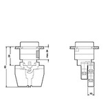 3SB3247-0AA61 (3SB32470AA61, 3SB3247-OAA61, 3SB3247OAA61) КОМПЛЕКТНОЕ УСТРОЙСТВО КРУГЛОЕ КНОПКА С ПОДСВЕТКОЙ 1НO+1НЗ + ВСТРОЕННЫЙ СВЕТОДИОД 24V UC БЕЛЫЙ С ДЕРЖАТЕЛЕМ