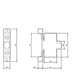 Купить 3SB3420-1C (3SB34201C, 3SB342O-1C, 3SB342O1C) ПРИНАДЛЕЖНОСТЬ ДЛЯ 3SB3 ПАТРОН ЦОКОЛЬ BA 9S AC 230/240V ДЛЯ МОНТАЖА НА ПЛАТЕ, С ЛАМПОЙ 130V, ВИНТОВЫЕ КЛЕММЫ