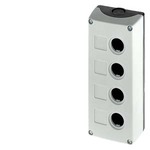 Купить 3SB3804-0AA3 (3SB38040AA3, 3SB38O4-OAA3, 3SB38O4OAA3) ПУСТОЙ КОРПУС 4 КОМАНДНЫЕ ТОЧКИ СЕРАЯ КРЫШКА