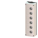 Купить 3SB3806-0AA3 (3SB38060AA3, 3SB38O6-OAA3, 3SB38O6OAA3) ПУСТОЙ КОРПУС 6 КОМАНДНЫХ ТОЧЕК СЕРАЯ КРЫШКА