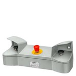 Купить 3SB3863-4BB (3SB38634BB) TWO-HAND OPERATION CONSOLE FOR CONTROL DEVICES, 22MM, ROUND, ENCLOSURE MATERIAL METAL, ENCLOSURE TOP PART GRAY, 3 COMMAND POINTS, STANDARD EQUIPMENT: 2 MUSHROOM PUSHBUTTONS BLACK, 40MM, 1NO+1NC, SCREW CONN., 1 EMERGENCY STOP RED, 40MM, 2NC, SCREW CONNECTION, METAL ACTUATOR