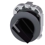 Купить 3SU1062-2DC10-0AA0 (3SU10622DC100AA0, 3SU1O62-2DC1O-OAAO, 3SU1O622DC1OOAAO) SELECTOR SWITCH, CAN BE ILLUM., 30MM, ROUND, METAL, MATT, BLACK, SHORT SELECTOR SWITCH, FRONT RING FOR FLAT INSTALL., MOMENTARY CONTACT TYPE, ACTUATING ANGLE 45 DEG., 10:30H/12H