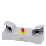 Купить 3SU1853-3NB00-1AA1 (3SU18533NB001AA1, 3SU1853-3NBOO-1AA1, 3SU18533NBOO1AA1) ДВУРУЧНЫЙ ПОСТ УПРАВЛЕНИЯ, 22MM, С КРУГЛЫМИ ВЫРЕЗАМИ, МАТЕРИАЛ КОРПУСА - МЕТАЛЛ, КРЫШКА КОРПУСА - СЕРАЯ, 3 КОМАНДНЫХ ТОЧКИ, МЕТАЛЛ, СТАНДАРТНАЯ КОМПЛЕКТАЦИЯ: 2 ЧЕРНЫЕ ГРИБОВИДНЫЕ КНОПКИ 40MM, 2 X 1НО+1НЗ, ВИНТОВЫЕ КЛЕММЫ, 1 ГРИБОВИДНАЯ КНОПКА АВАРИЙНОГО ОТКЛЮЧЕНИЯБ КРАСНАЯ, 40MM, 2НЗ, ВИНТОВЫЕ КЛЕММЫ, УСТАНОВКА МОДУЛЕЙ НА ЛИЦЕВОЙ ПАНЕЛИ, С КАБЕЛЬНОЙ ВТУЛКОЙ