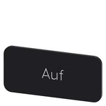Купить 3SU1900-0AC16-0AD0 (3SU19000AC160AD0, 3SU19OO-OAC16-OADO, 3SU19OOOAC16OADO) МАРКИРОВОЧНАЯ ТАБЛИЧКА ДЛЯ НАКЛЕИВАНИЯ ИЛИ ЗАЩЕЛКИВАНИЯ НА ДЕРЖАТЕЛЕ, РАЗМЕР 12.5 X 27MM, ЧЕРНАЯ, НАДПИСЬ БЕЛАЯ, С МАРКИРОВКОЙ: AUF
