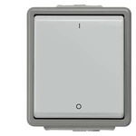 Купить 5TA4702 (5TA47O2) DELTA FLACHE ВЫКЛЮЧАТЕЛЬ 10А 250В НАВЕСНОГО МОНТАЖА IP44 С ЗАЩИТОЙ ОТ БРЫЗГ  2-ПОЛЮСНЫЙ 1 КЛАВИША
