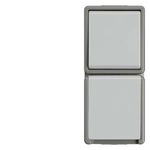 Купить 5TA4816 DELTA FLACHE ВЫКЛЮЧАТЕЛЬ КОМБИНИРОВАННЫЙ 10A DC/16А AC 250В НАВЕСНОГО МОНТАЖА IP44 С ЗАЩИТОЙ ОТ БРЫЗГ ДЛЯ ВКЛ/ВЫКЛ ИЗ 2-Х МЕСТ 1 КЛАВИША+РОЗЕТКА С ЗАЩИТНЫМ КОНТАКТОМ С ВИНТОВЫМ ПОДСОЕДИНЕНИЕМ