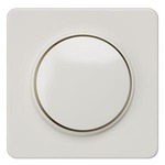 Купить 5TC8904 (5TC89O4) DELTA PROFIL ТИТАНОВО-БЕЛЫЙ ЦЕНТРАЛЬНЫЙ ЭЛЕМЕНТ ДИЗАЙНА ДЛЯ ДИММЕРА С ПОВОРОТНОЙ КНОПКОЙ 65X65MM