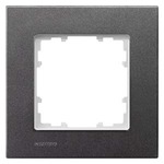 Купить 5TG1111-2 (5TG11112) DELTA MIRO ЧЕРНЫЙ МЕТАЛЛИК РАМКА 1-МЕСТНАЯ