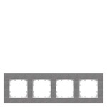 Купить 5TG1114-2 (5TG11142) DELTA MIRO ЧЕРНЫЙ МЕТАЛЛИК РАМКА 4-МЕСТНАЯ