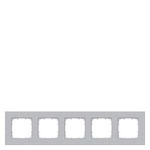 Купить 5TG1115-1 (5TG11151) DELTA MIRO АЛЮМИНИЕВЫЙ МЕТАЛЛИК РАМКА 5-МЕСТНАЯ