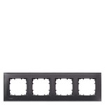 Купить 5TG1204-2 (5TG12042, 5TG12O4-2, 5TG12O42) DELTA MIRO РАМКА 4-МЕСТН. СТЕКЛО ЧЕРНОЕ