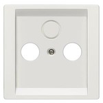 Купить 5TG1338-1 (5TG13381) DELTA STYLE НАКЛАДКА РОЗЕТКИ 2-ОТВ/3-ОТВ. ПЛАТИНОВЫЙ МЕТАЛЛИК