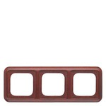 Купить 5TG1623 DELTA NATURE КРАСНЫЙ КЛЕН РАМКА 3-МЕСТНАЯ 81ММ