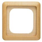 Купить 5TG1651 DELTA NATURE КЛЕН РАМКА 1-МЕСТНАЯ С ПРЯМЫМИ УГЛАМИ 81X81MM