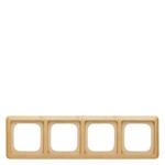 Купить 5TG1654 DELTA NATURE КЛЕН РАМКА 4-МЕСТНАЯС ПРЯМЫМИ УГЛАМИ 294X81MM