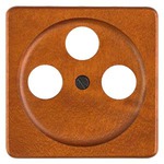 Купить 5TG1668 DELTA NATURE ВИШНЯ КРЫШКА РОЗЕТКИ ДЛЯ RF/TV/SAT 62X62MM 3 ОТВЕРСТИЯ