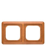 Купить 5TG1672 DELTA NATURE ВИШНЯ РАМКА 2-МЕСТНАЯ С ПРЯМЫМИ УГЛАМИ 152X81MM