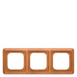 Купить 5TG1673 DELTA NATURE ВИШНЯ РАМКА 3-МЕСТНАЯ С ПРЯМЫМИ УГЛАМИ 223X81MM