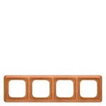 Купить 5TG1674 DELTA NATURE ВИШНЯ РАМКА 4-МЕСТНАЯ С ПРЯМЫМИ УГЛАМИ 294X81MM