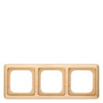 Купить 5TG1683 DELTA NATURE БУК РАМКА 3-МЕСТНАЯ С ПРЯМЫМИ УГЛАМИ 223X81MM