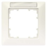 Купить 5TG2551-1 (5TG25511) DELTA LINE ТИТАНОВО-БЕЛЫЙ РАМКА 1-МЕСТНАЯ 80X80MM  С ПОЛЕМ ДЛЯ НАДПИСИ