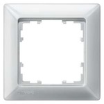Купить 5TG2551-3 (5TG25513) DELTA LINE АЛЮМИНЕВЫЙ МЕТАЛЛИК РАМКА 1-МЕСТНАЯ 80X80MM