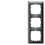 Купить 5TG2553-6 (5TG25536) DELTA LINE ЧЕРНЫЙ МЕТАЛЛИК РАМКА 3-МЕСТНАЯ 222X80MM