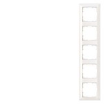 Купить 5TG2555-0 (5TG25550, 5TG2555-O, 5TG2555O) DELTA LINE ТИТАНОВО-БЕЛЫЙ РАМКА 5-МЕСТНАЯ 364X80MM