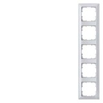 Купить 5TG2555-3 (5TG25553) DELTA LINE АЛЮМИНЕВЫЙ МЕТАЛЛИК РАМКА 5-МЕСТНАЯ 364X80MM