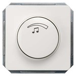 Купить 5TG4801 (5TG48O1) DELTA PROFIL ТИТАНОВО-БЕЛЫЙ РЕГУЛЯТОР ГРОМКОСТИ 27OM 3ВТ С КРЫШКОЙ 65X65MM И ПОВОРОТНОЙ РУЧКОЙ