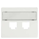 Купить 5TG5533-1WH (5TG55331WH) IRIS COVER PLATE FOR ADAPTER 2FOLD RJ11, 45 WITH LABEL FIELD POLAR WHITE
