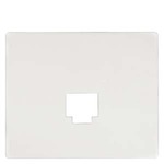 Купить 5TG5533-2WH (5TG55332WH) IRIS COVER PLATE FOR ADAPTER 1FOLD RJ45,RJ11, POLAR WHITE