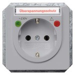 Купить 5UB1460 (5UB146O) DELTA PROFIL СЕРЕБРЯНЫЙ РОЗЕТКА SCHUKO 10A DC/16A DC 250В  С ЗАЩИТОЙ ОТ ПЕРЕНАПРЯЖЕНИЙ, ФУНКЦИОНАЛЬНЫМИ ИНДИКАТОРАМИ С БЕЗРЕЗЬБОВЫМИ КОНТАКТНЫМИ ЗАЖИМАМИ И ПОЛЕМ ДЛЯ НАДПИСИ ЭЛ.-МЕХ.ЧАСТЬ