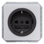 Купить 5UB1465 DELTA PROFIL СЕРЕБРЯНЫЙ РОЗЕТКА SCHUKO 10/16А 250В ЧЕРНОЕ ГНЕЗДО ЭЛ.-МЕХАНИЧ. ЧАСТЬ