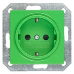 Купить 5UB1520 (5UB152O) DELTA I-SYSTEM ЗЕЛЕНЫЙ РОЗЕТКА SCHUKO 10A DC/16A AC 250В C ЗАЩИТНЫМ КОНТАКТОМ С БЕЗРЕЗЬБОВЫМИ КОНТАКТНЫМИ ЗАЖИМАМИ ЭЛ.-МЕХ.ЧАСТЬ С ДОП. ЗАЩИТОЙ ОТ ПРИКОСНОВЕНИЯ