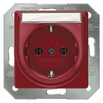 Купить 5UB1536 DELTA I-SYSTEM КРАСНЫЙ РОЗЕТКА SCHUKO 10A DC/16A AC 250В C БЕЗРЕЗЬБОВЫМИ КОНТАКТНЫМИ ЗАЖИМАМИ С ПОЛЕМ ДЛЯ НАДПИСИ ЭЛ.-МЕХ.ЧАСТЬ