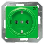 Купить 5UB1910 (5UB191O) DELTA I-SYSTEM ЗЕЛЕНЫЙ РОЗЕТКА SCHUKO (SV) 10A DC/16А AC 250В C ЗАЩИТНЫМ КОНТАКТОМ C БЕЗРЕЗЬБОВЫМИ КОНТАКТНЫМИ ЗАЖИМАМИЭЛ.-МЕХ.ЧАСТЬ